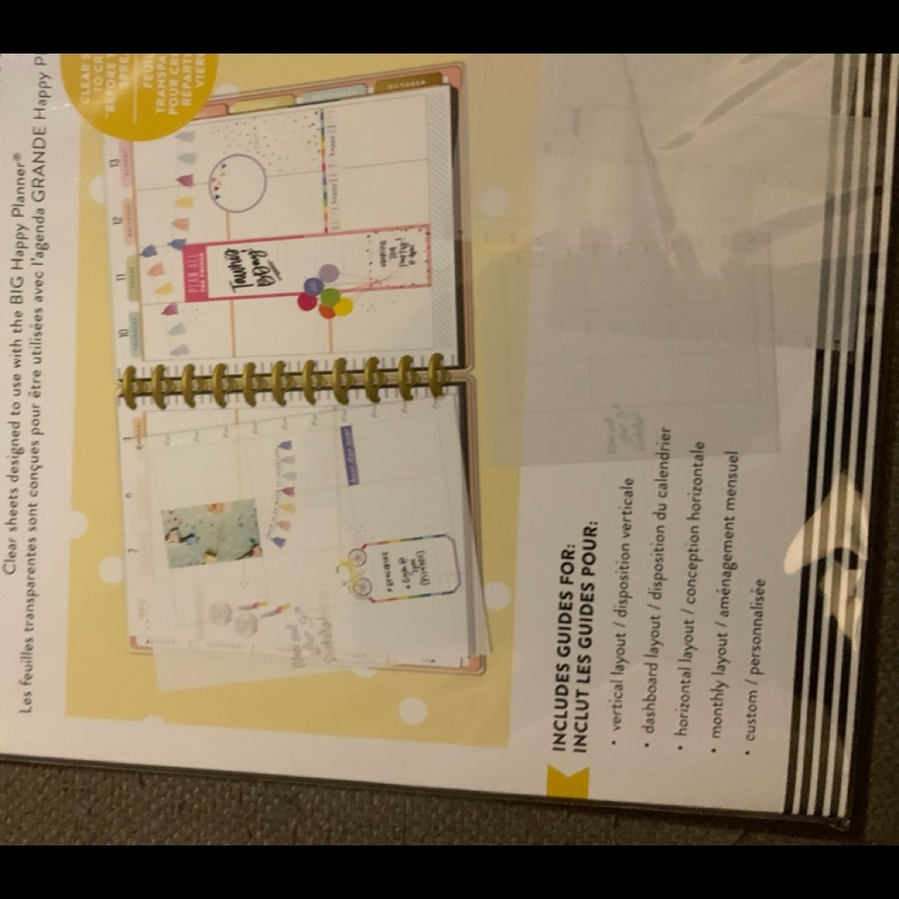 Happy Planner Sticker Planner Guide for the “”BIG” Planner